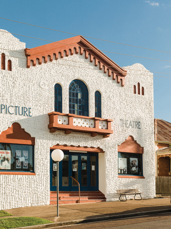 The historic James Theatre in Dungog, Australia – the country’s oldest purpose-built cinema.